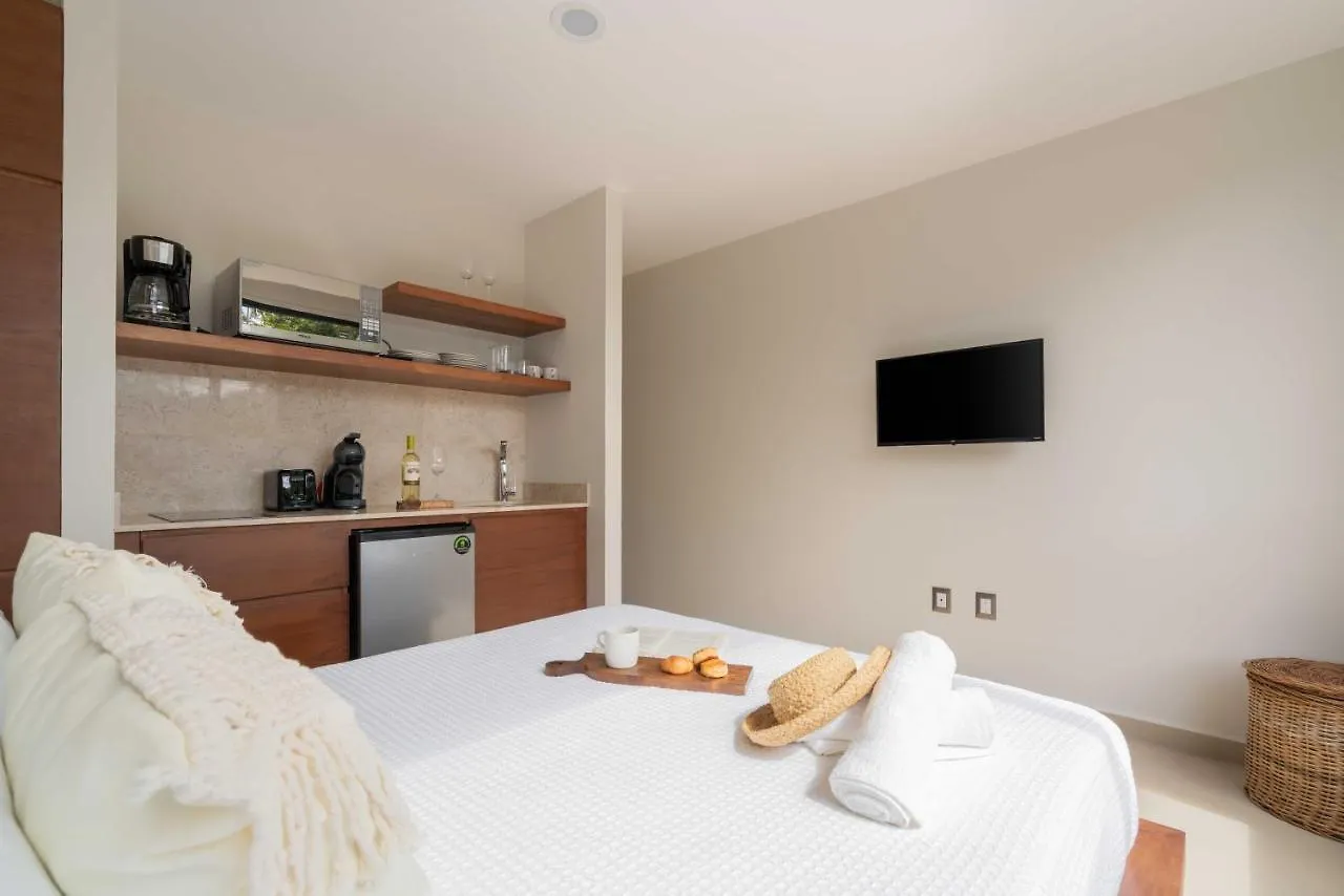 Appartement Queen Bed Suite, Infinity Pool & Fast Wifi, Nespresso & Netflix Tulum Pueblo Mexico