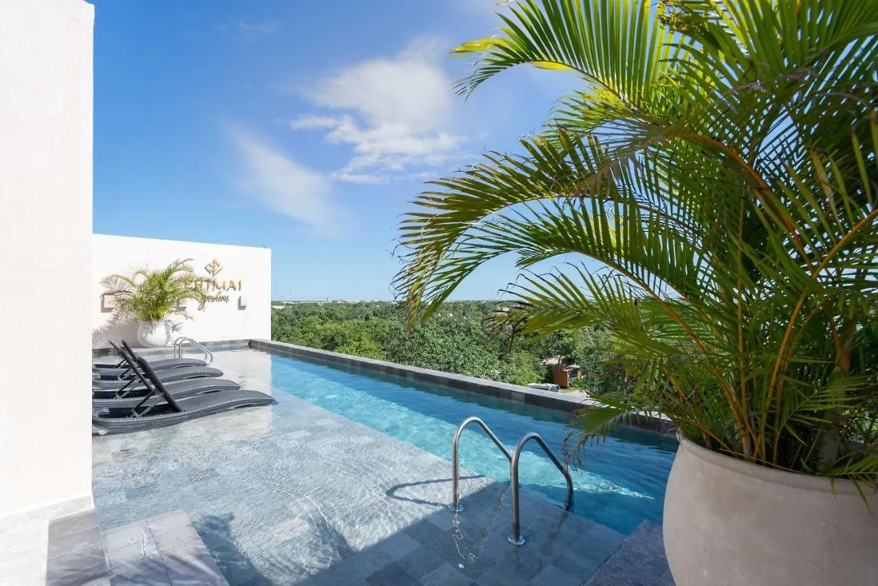 Queen Bed Suite, Infinity Pool & Fast Wifi, Nespresso & Netflix Tulum Pueblo 0*,  Mexico